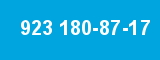 923 180-87-17 923 180-87-17